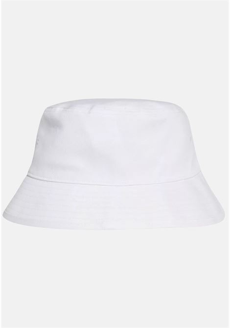 White bucket for men and women with trefoil logo embroidery ADIDAS ORIGINALS | FQ4641.